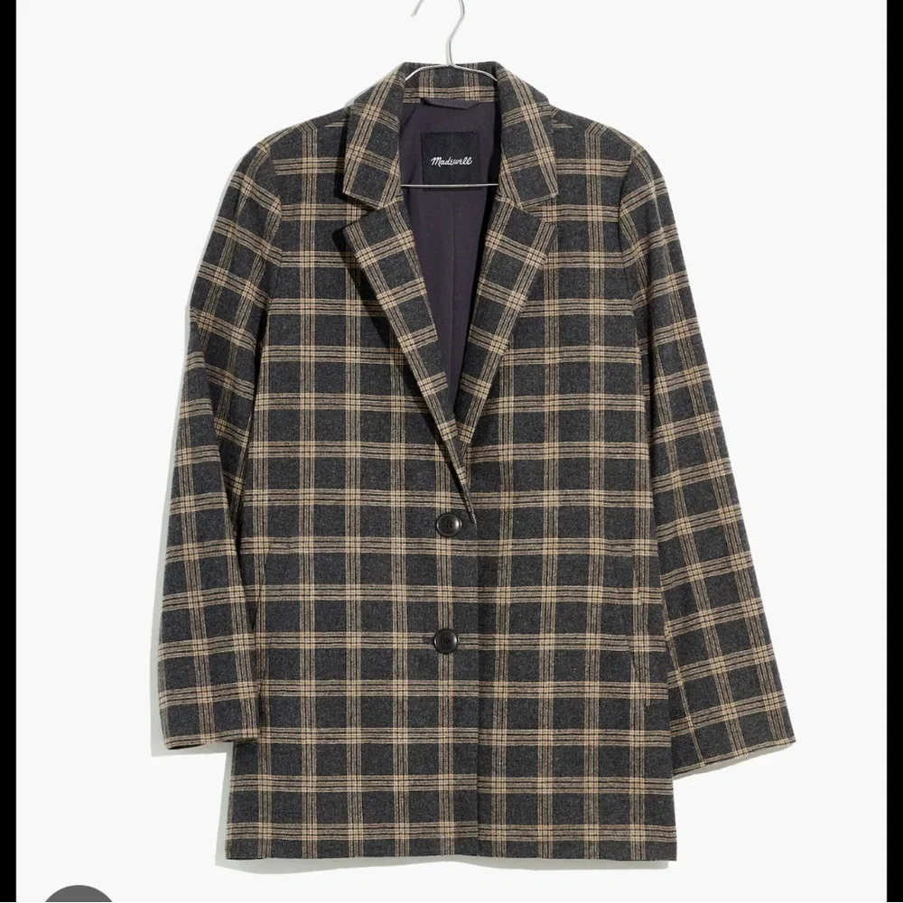 Madewell Dorset Blazer in Windowpane Small - Picture 3 of 6